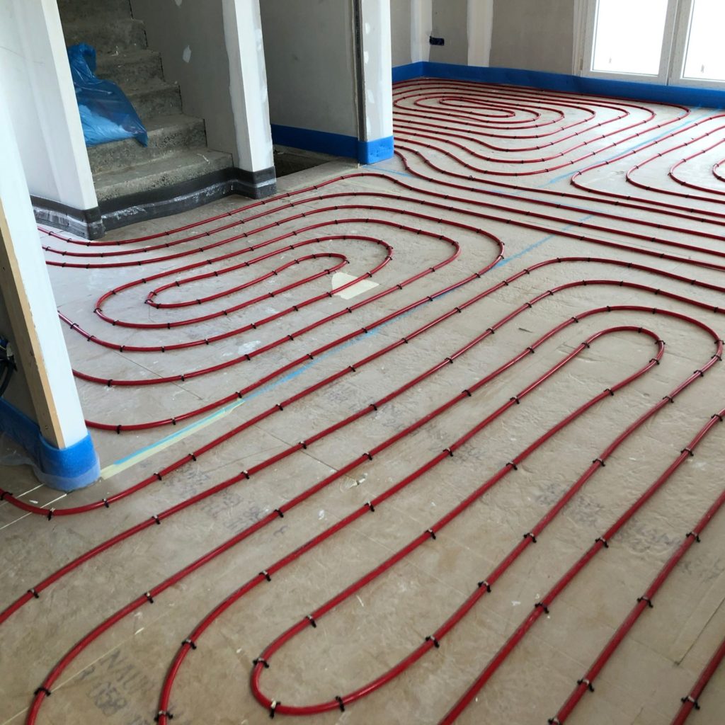Installation performante : Plancher chauffant en tube à Ensisheim